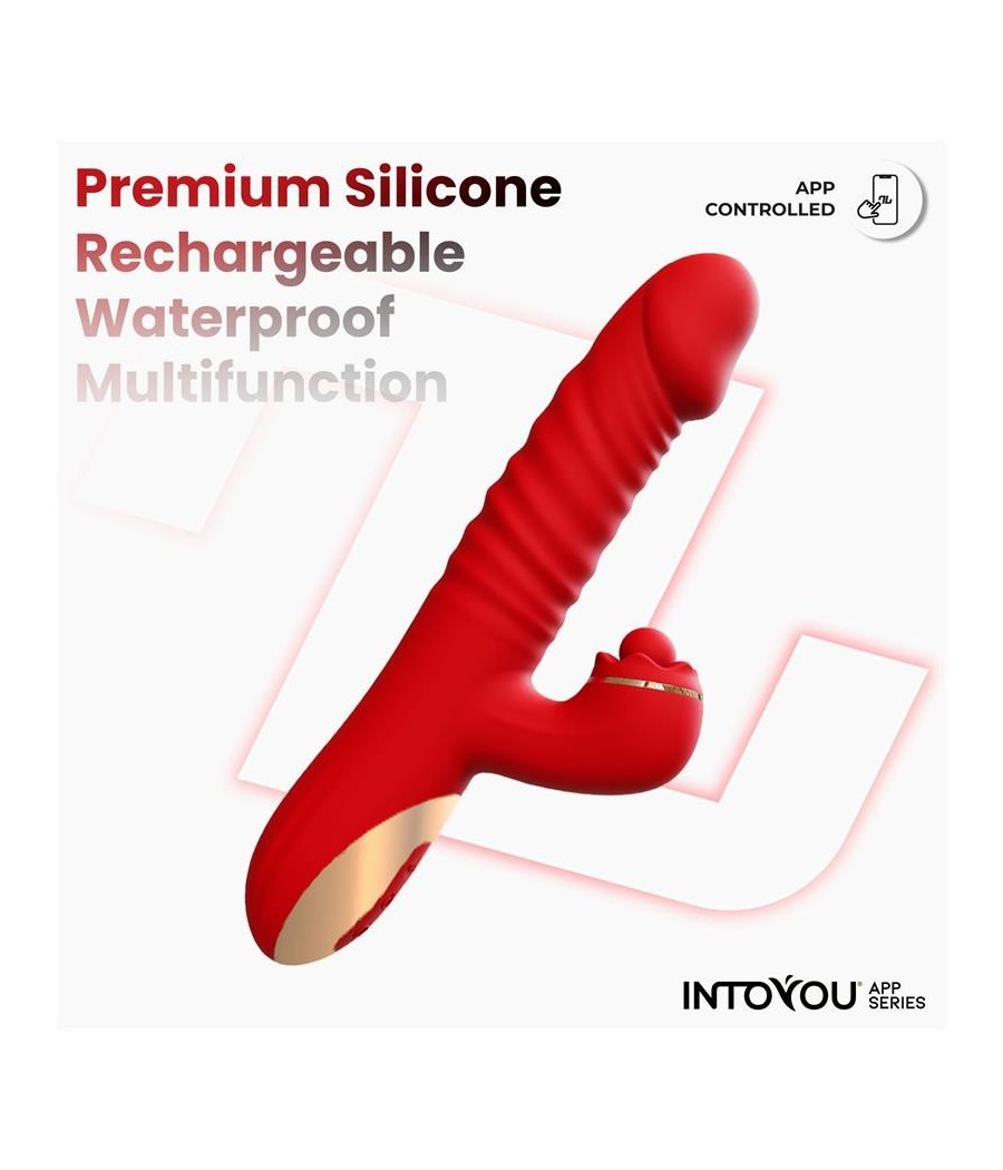 Ascen Vibromasseur avec poussée et Waving et APP USB magnetique