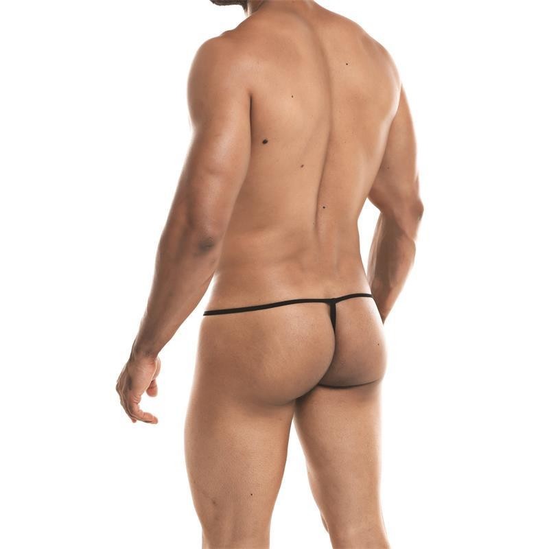 Tanga String argenté Skai taille XL