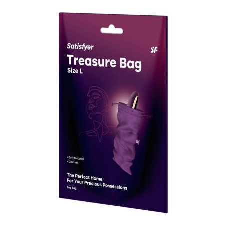 sac de stockage Trésor taille L mauve
