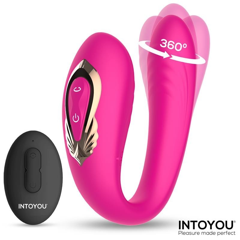 Lanty vibromasseur pour couples avec Oscilación 360º et télécommande