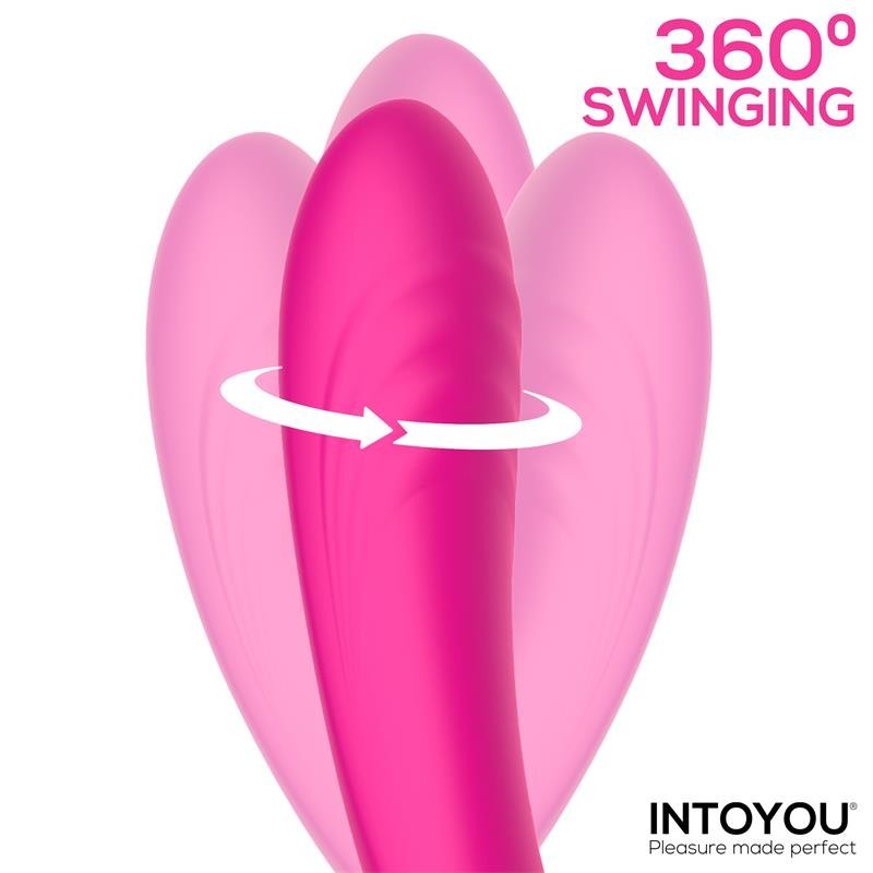 Lanty vibromasseur pour couples avec Oscilación 360º et télécommande