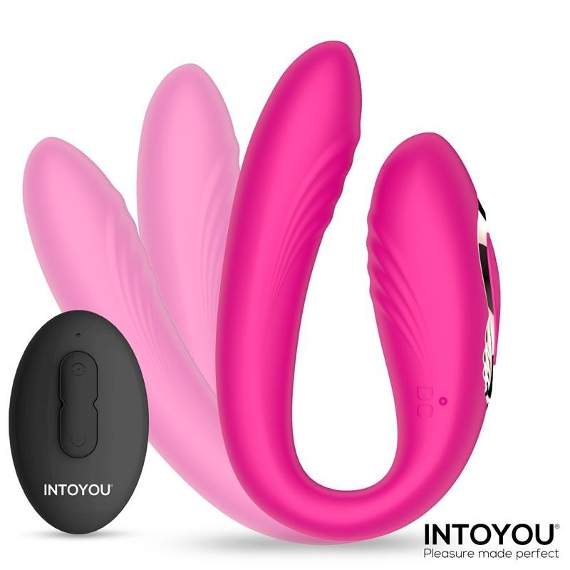 Lanty vibromasseur pour couples avec Oscilación 360º et télécommande