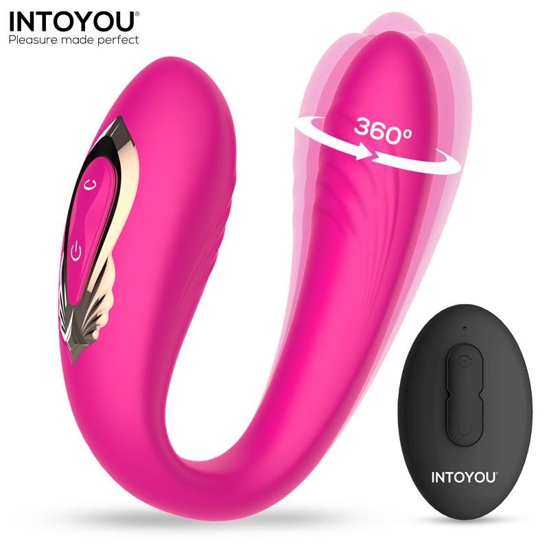 Lanty vibromasseur pour couples avec Oscilación 360º et télécommande
