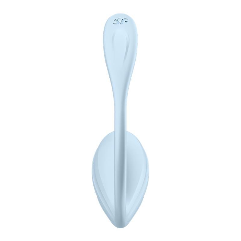 vibromasseur Smooth Petal de culotte avec APP bleu