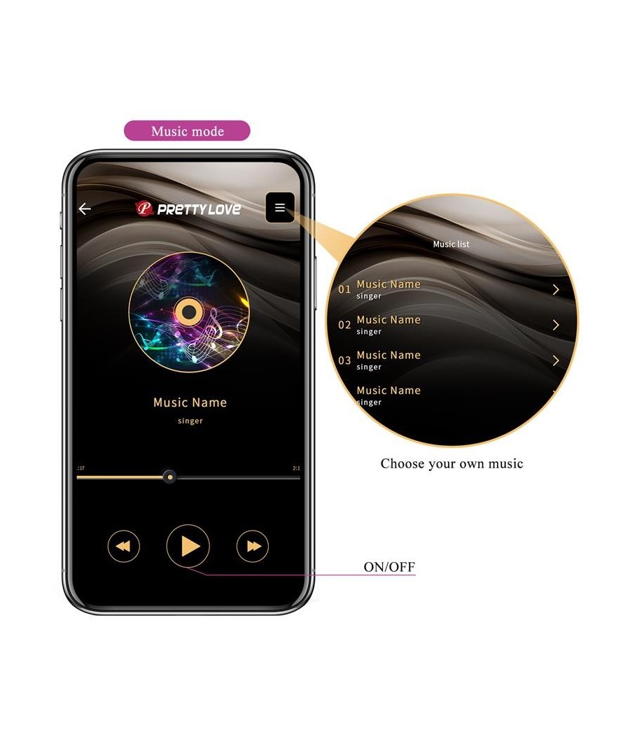 August Vibromasseur de couples avec App Lila