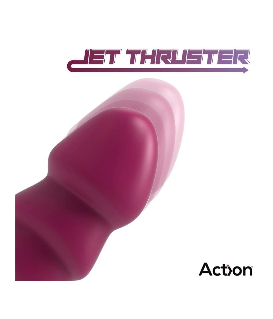 vibromasseur Rocket avec poussée Ultra Jet Thruster avec Ventouse puissante