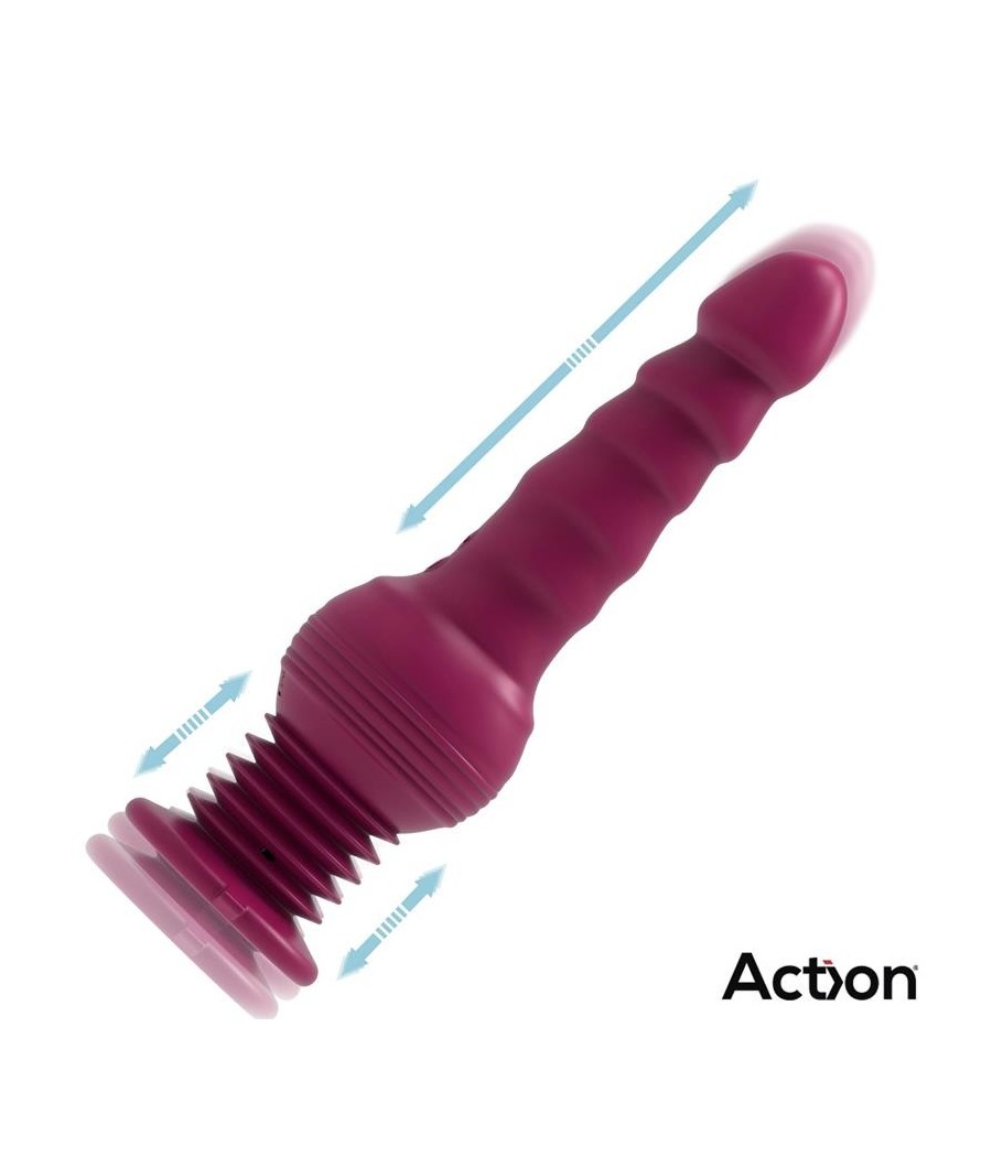 vibromasseur Rocket avec poussée Ultra Jet Thruster avec Ventouse puissante