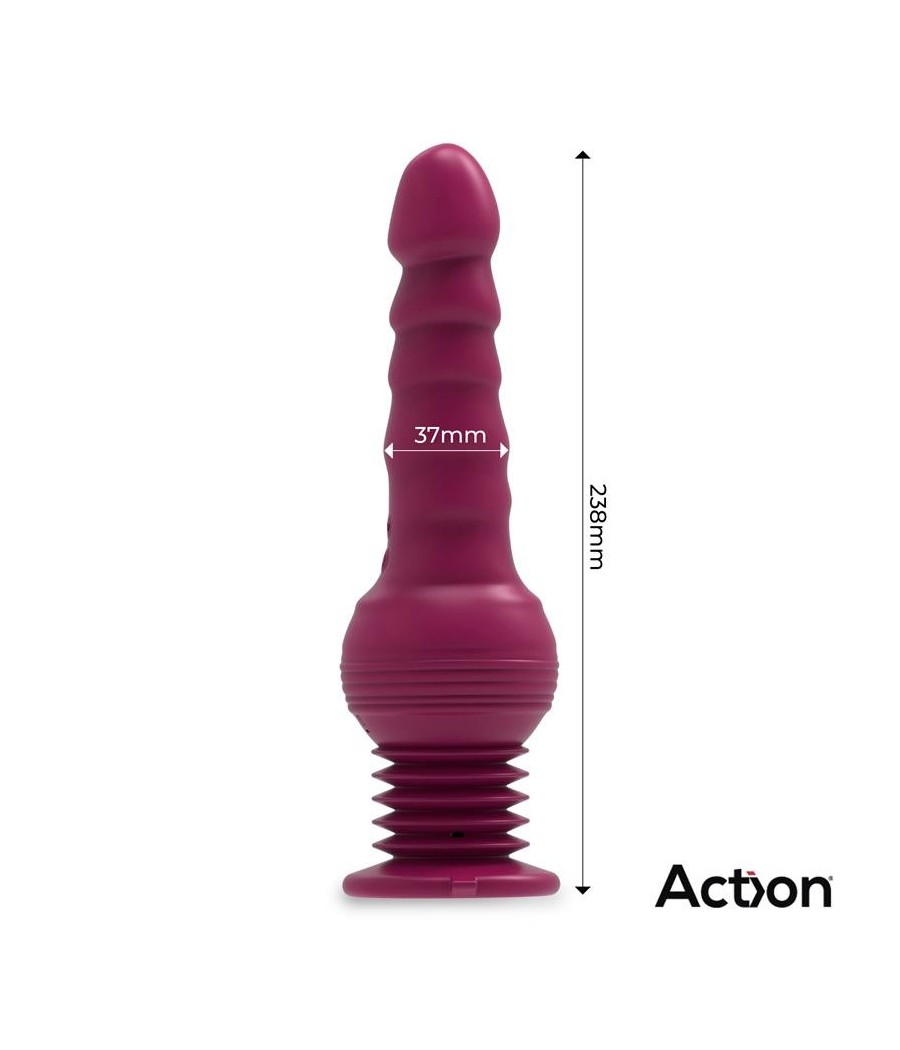 vibromasseur Rocket avec poussée Ultra Jet Thruster avec Ventouse puissante