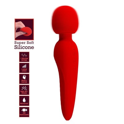 Meredith Vibromasseur rouge