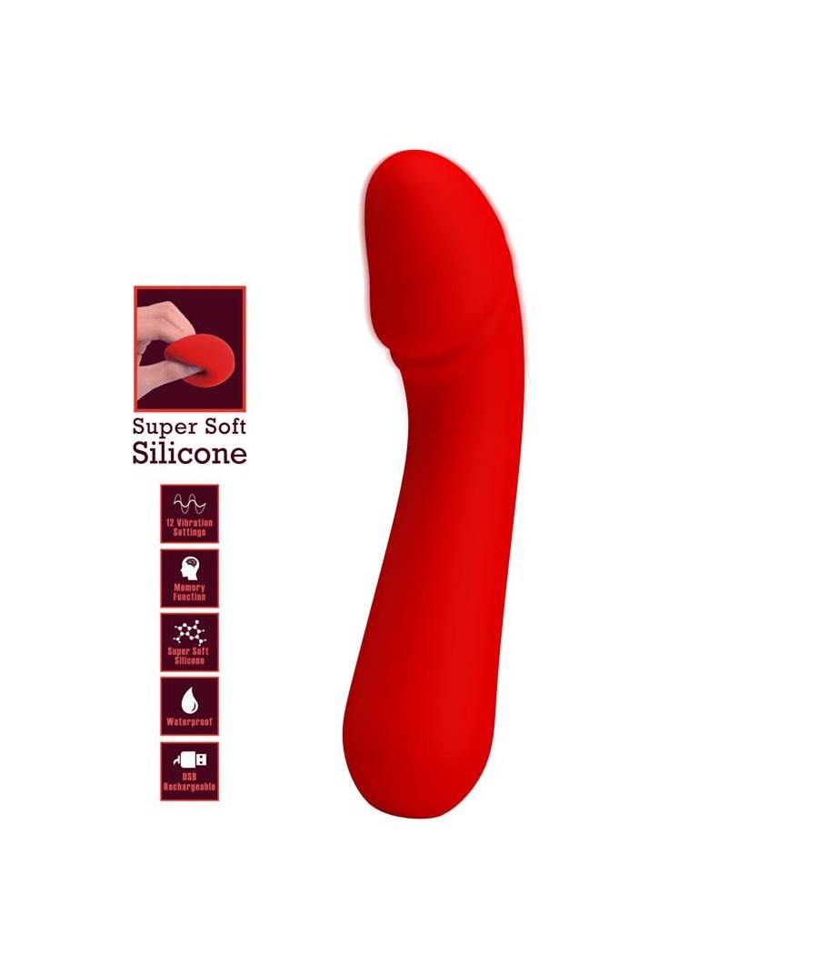 Cetus Vibromasseur rouge