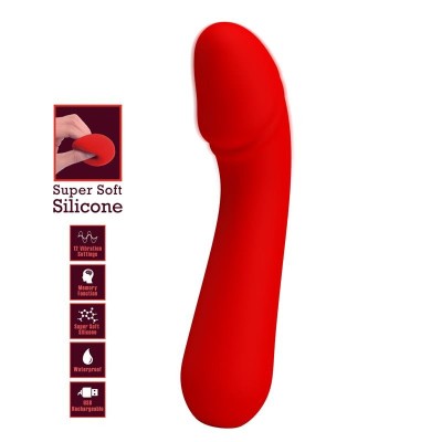 Cetus Vibromasseur rouge