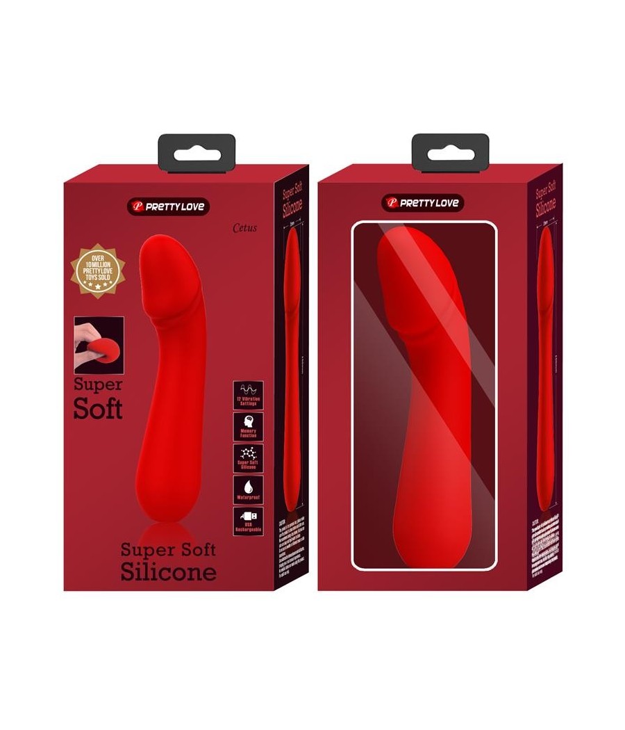 Cetus Vibromasseur rouge