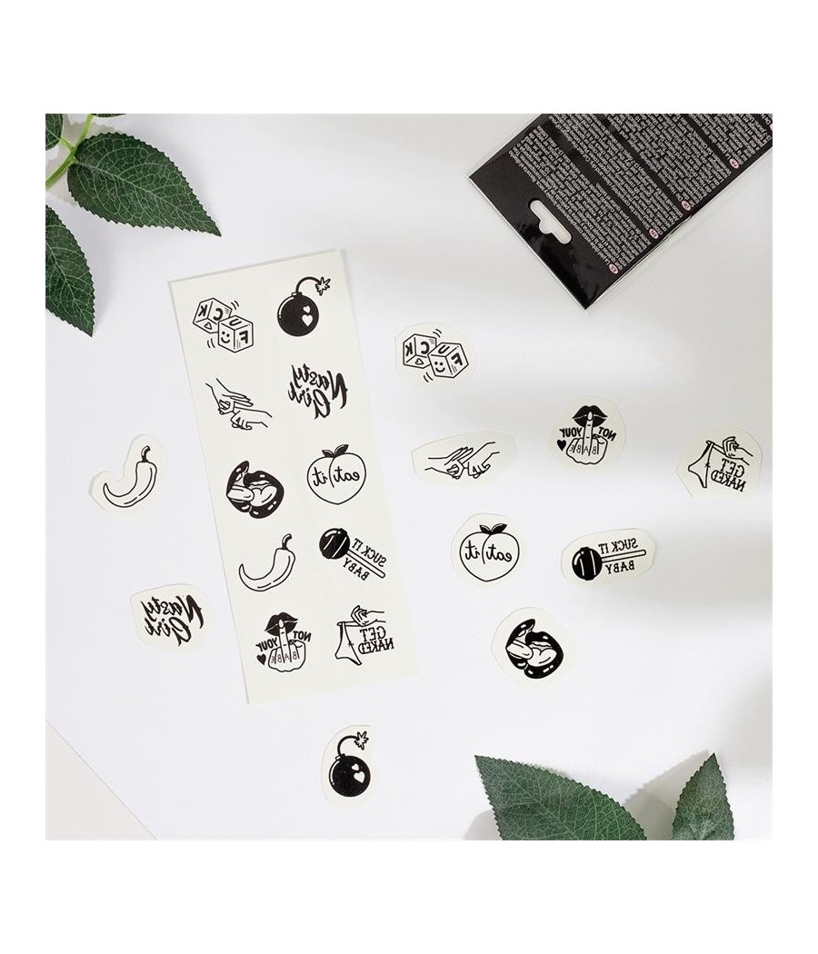 Lot de 10 tatouages temporaires Spicet Collection