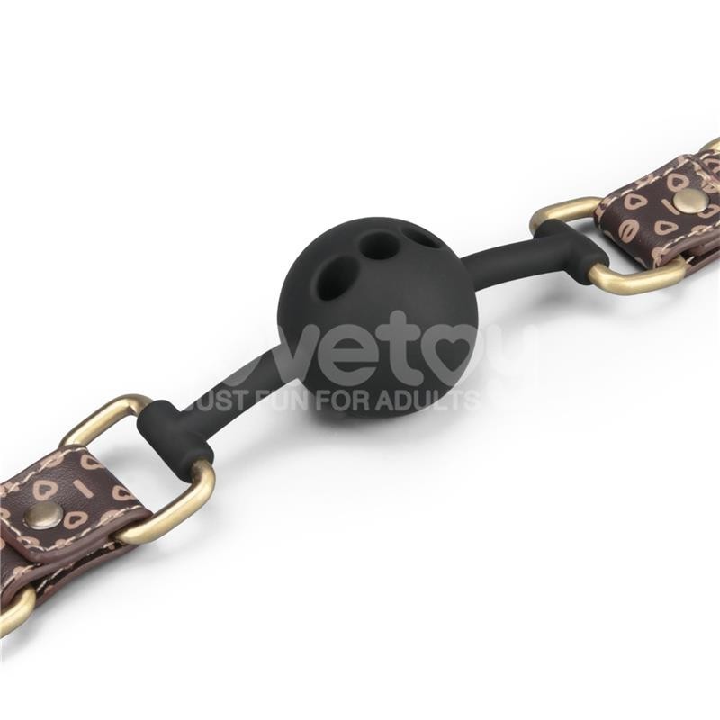 Rebellion Reign baillon de boule en silicone perforée