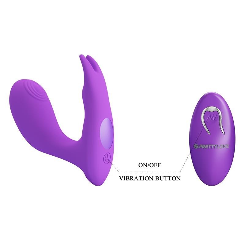Idabelle Stimulateur avec contrôle des vibrations et des pulsations à distance