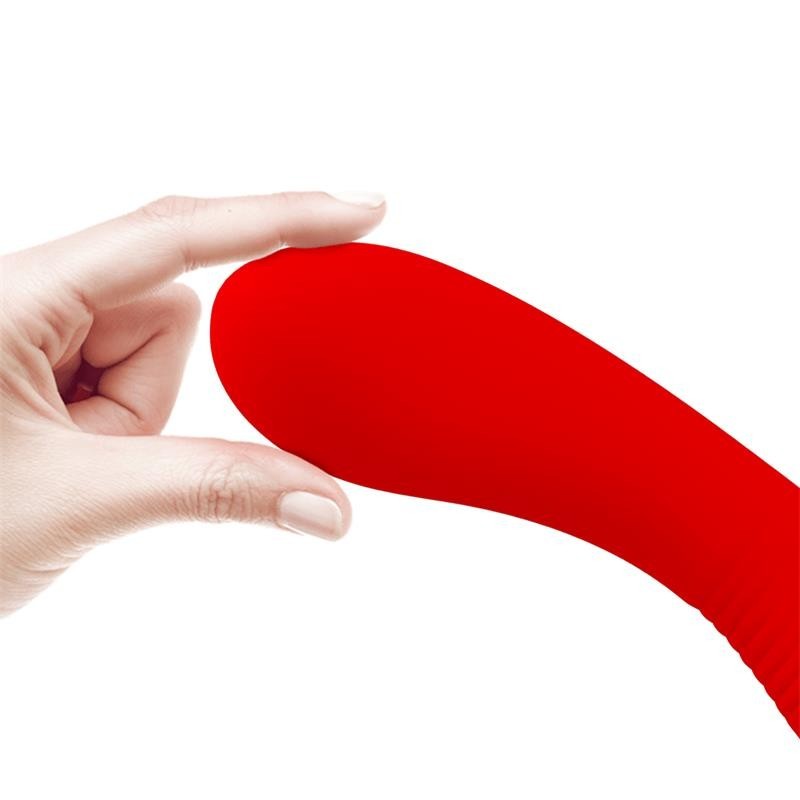 Prescott vibromasseur USB silicone rouge
