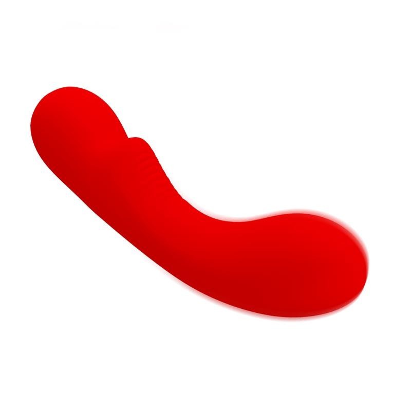 Prescott vibromasseur USB silicone rouge