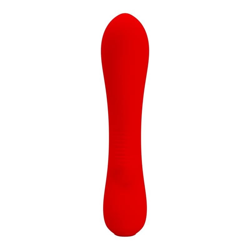 Prescott vibromasseur USB silicone rouge