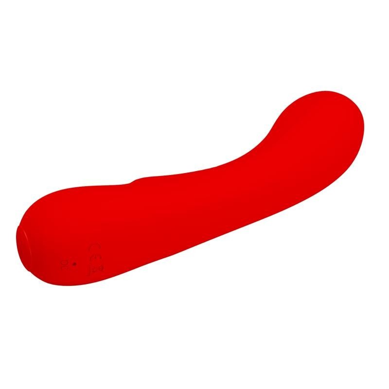 Prescott vibromasseur USB silicone rouge