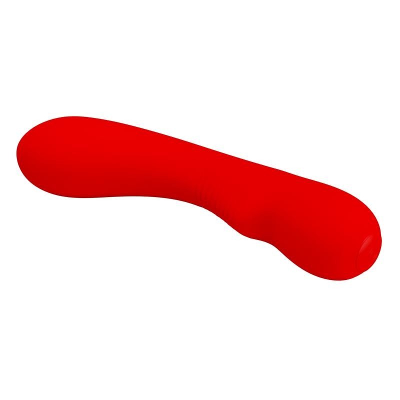 Prescott vibromasseur USB silicone rouge