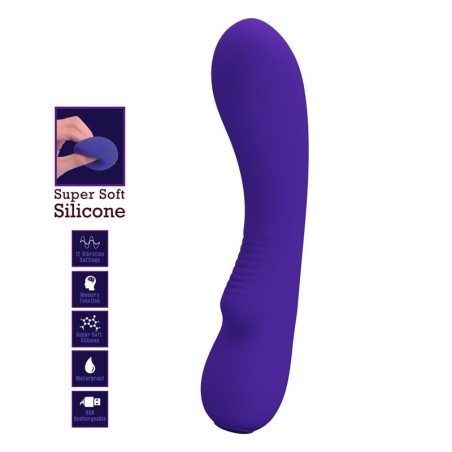Prescott Vibromasseur silicone Lilas