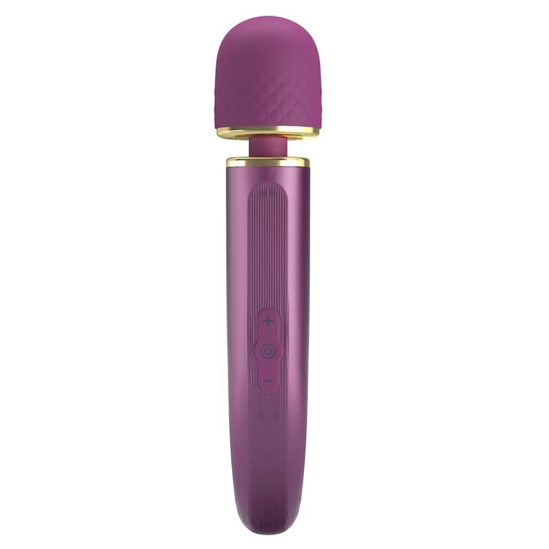 Vibromasseur USB silicone mauve
