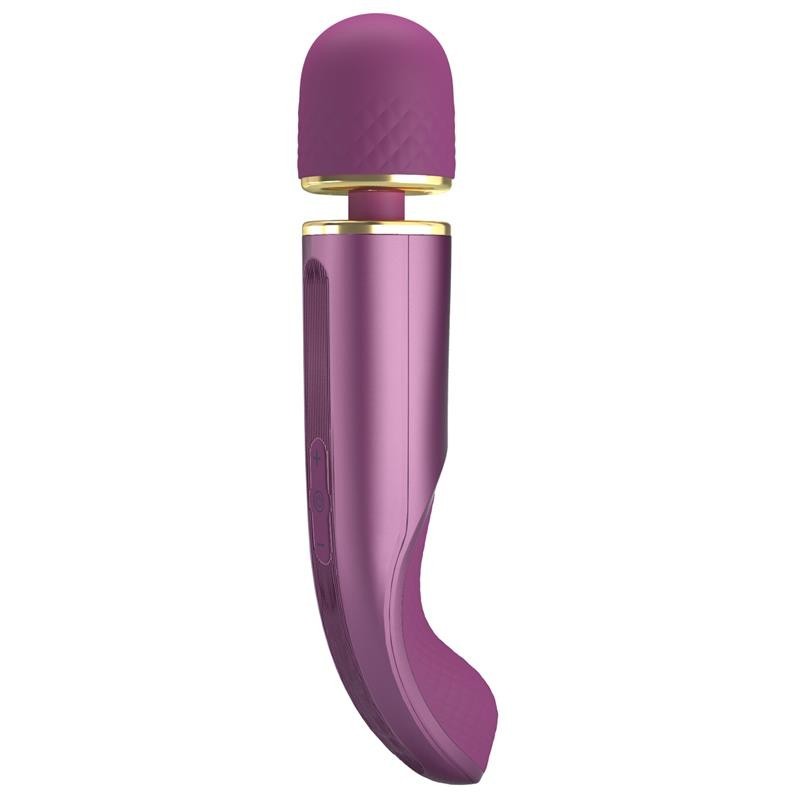 Vibromasseur USB silicone mauve