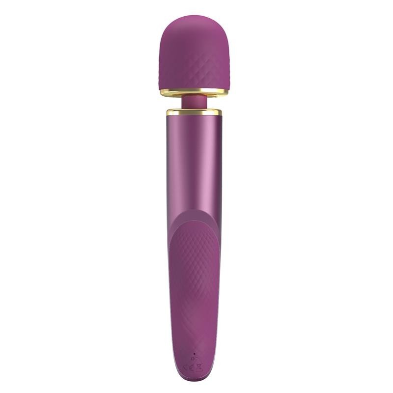 Vibromasseur USB silicone mauve