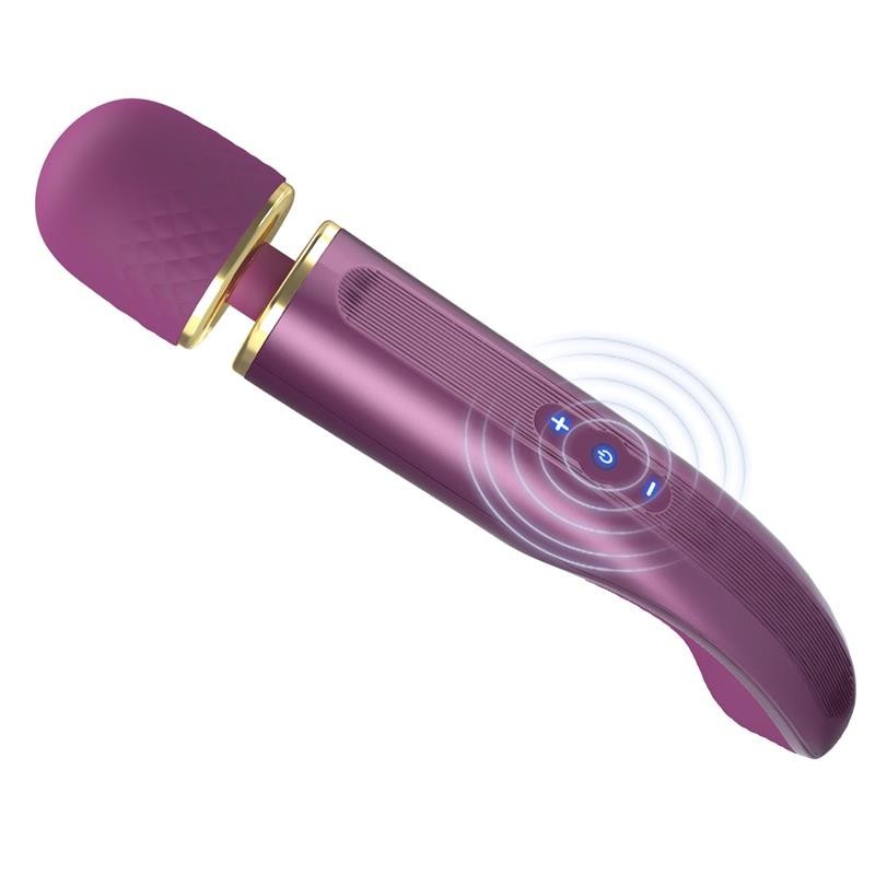 Vibromasseur USB silicone mauve