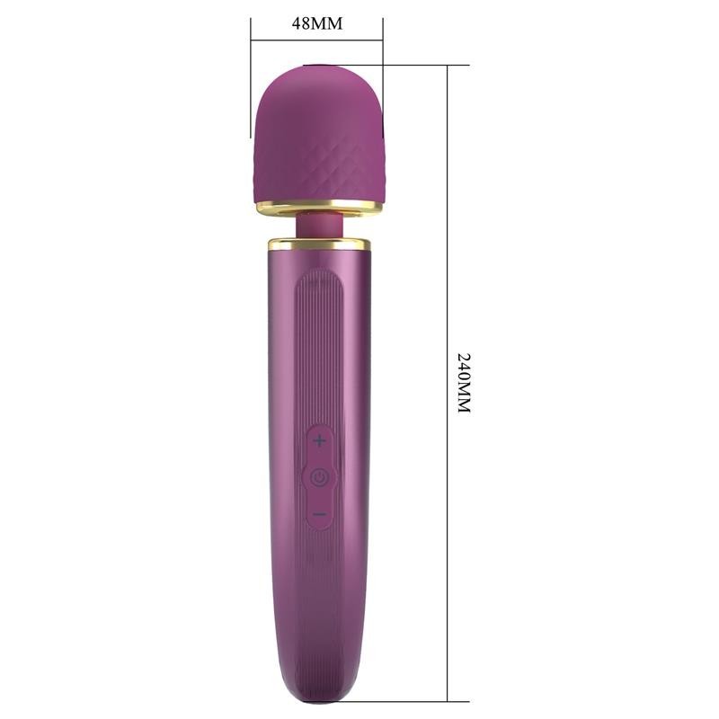 Vibromasseur USB silicone mauve