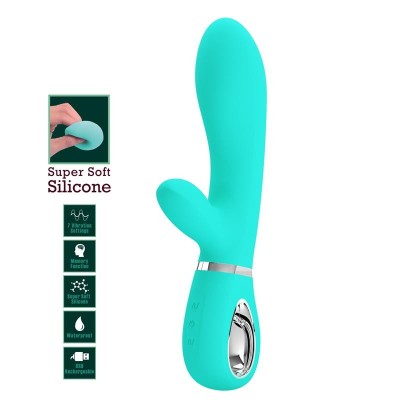 Thomas Vibromasseur Rabbit point-G Aqua