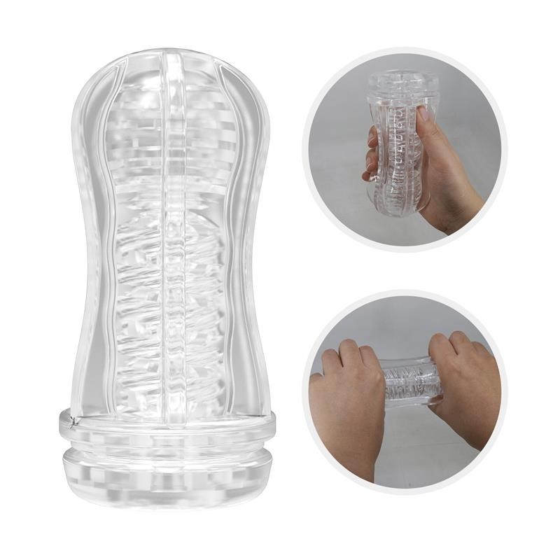 Masturbateur à boules Black Hole rose