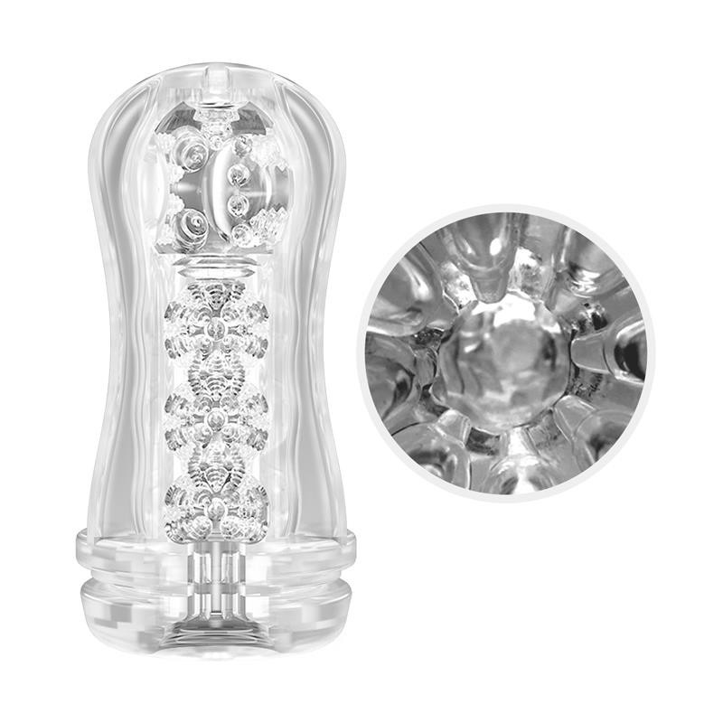 Masturbateur à billes Stellar jaune