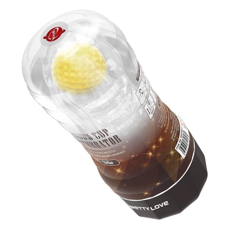 Masturbateur à billes Stellar jaune