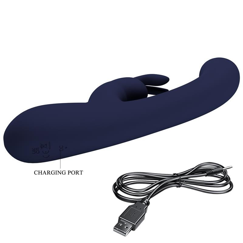 Lamar Vibromasseur point-G Bleu foncé
