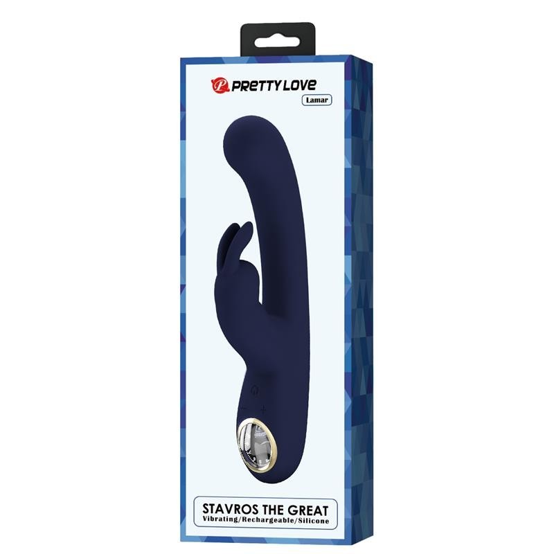 Lamar Vibromasseur point-G Bleu foncé