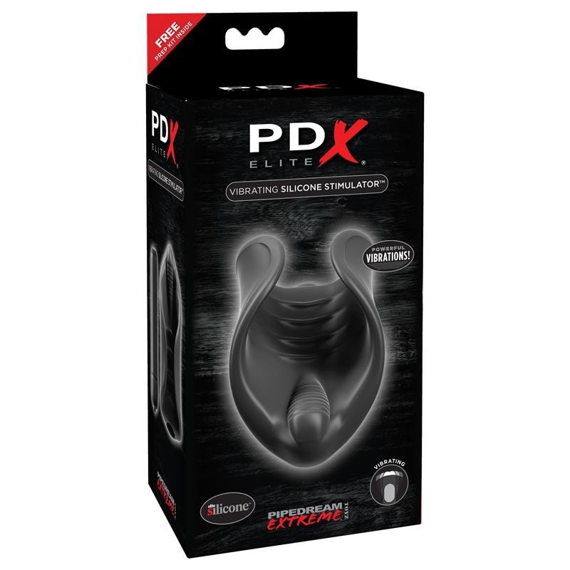 PDX Elite Stimulateur vibromasseur en silicone