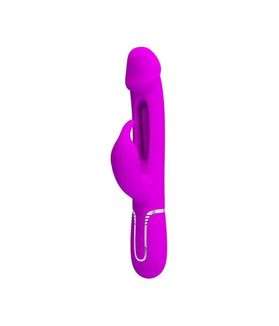 Kampas vibromasseur Rabbit avec langue rose