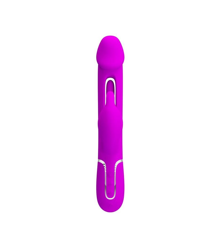Kampas vibromasseur Rabbit avec langue rose
