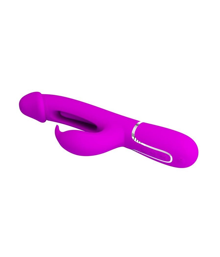 Kampas vibromasseur Rabbit avec langue rose