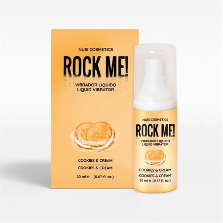 vibromasseur liquide Rock Me! Cookies and Cream 20 ml