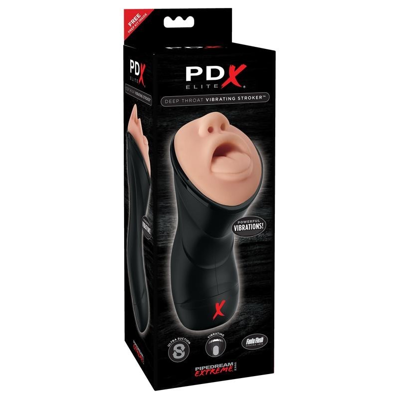 PDX Elite Masturbateur vibromasseur Gorge Profonde