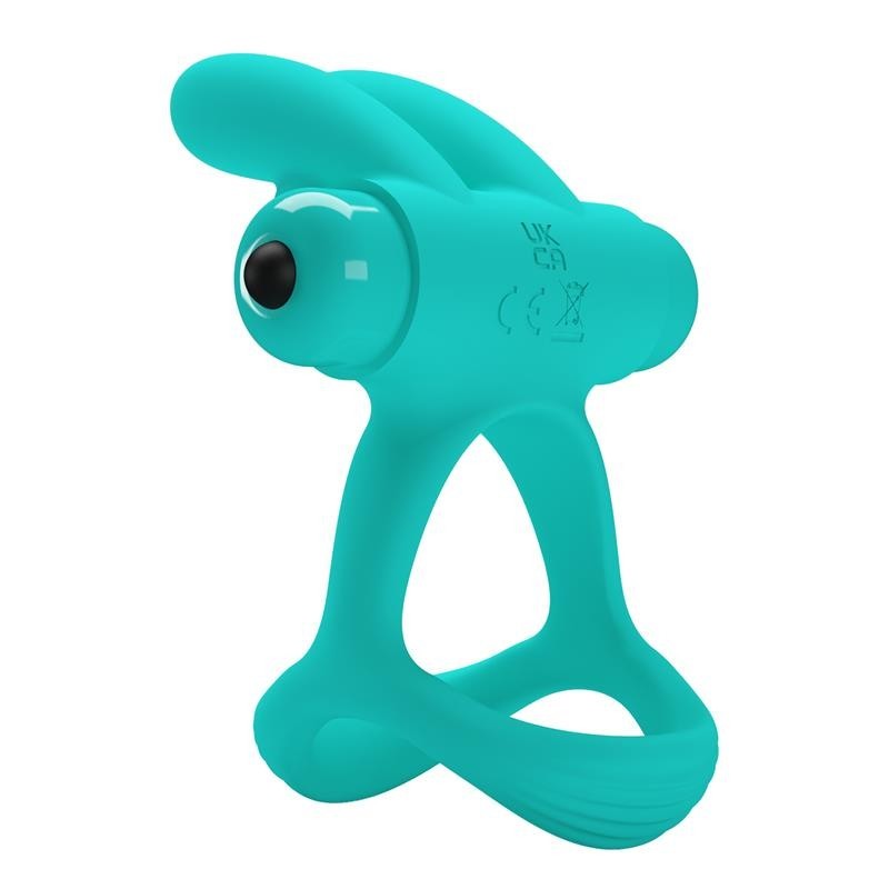 Anneau à pénis vibrant Passionate Dante verte