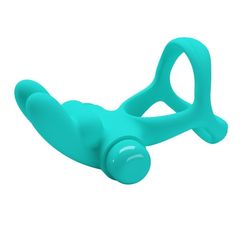 Anneau à pénis vibrant Passionate Dante verte