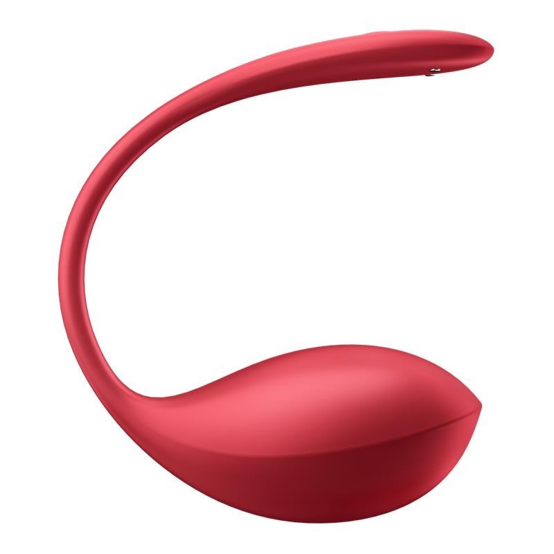 Pétale brillant avec application Satisfyer Connect rouge
