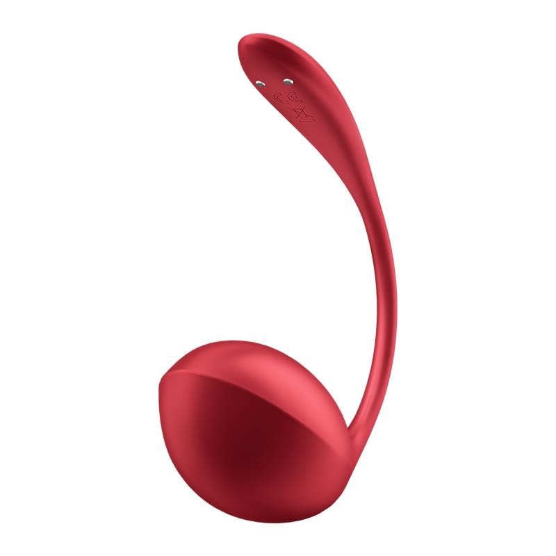Pétale brillant avec application Satisfyer Connect rouge