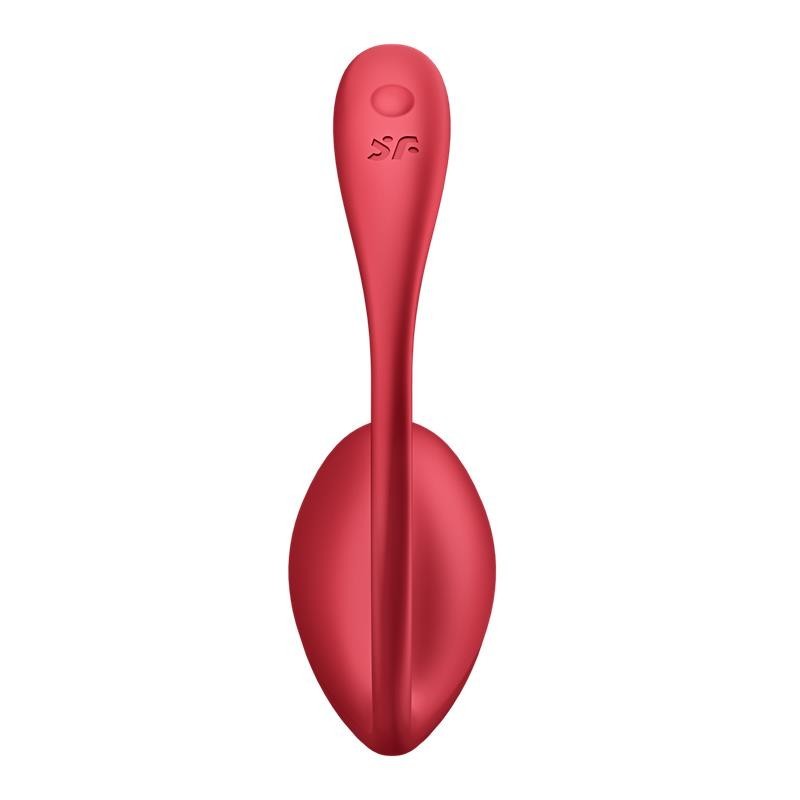 Pétale brillant avec application Satisfyer Connect rouge