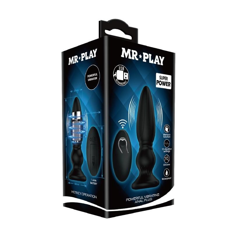 Plug Anal vibrant et Contrôle à Distance