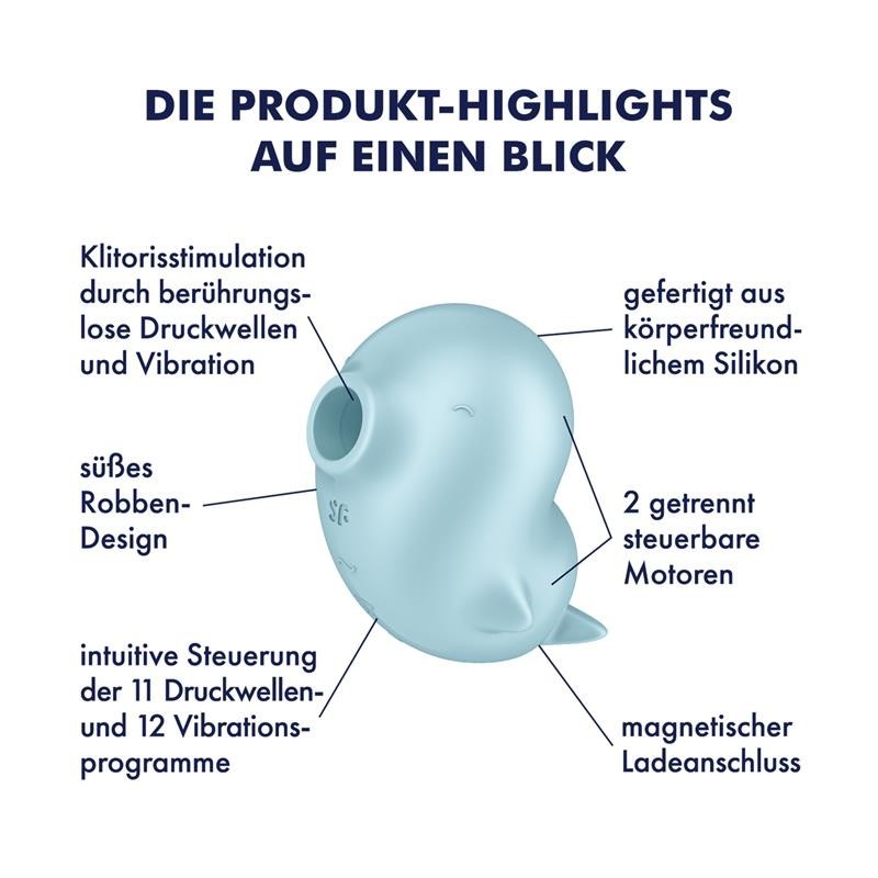 Sasset Seal Aspirateur de clitoris vibrant