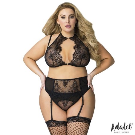 Nisa Set soutien-gorge, jarretelle et tanga Taille 44-46
